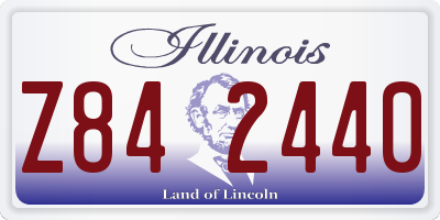 IL license plate Z842440