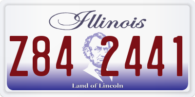 IL license plate Z842441