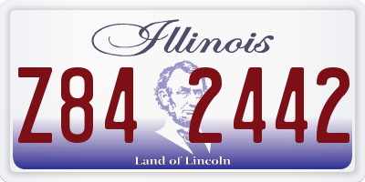 IL license plate Z842442