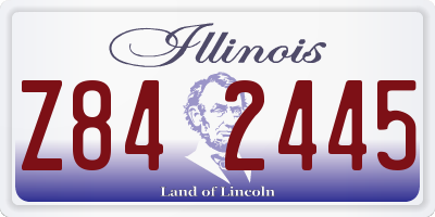 IL license plate Z842445