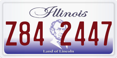 IL license plate Z842447