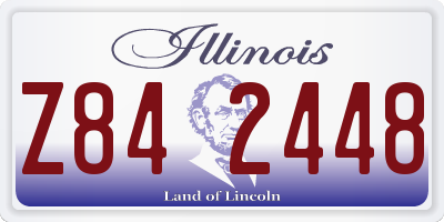 IL license plate Z842448