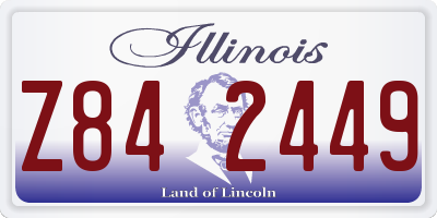 IL license plate Z842449