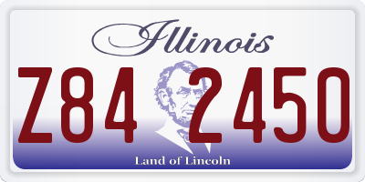 IL license plate Z842450
