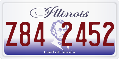 IL license plate Z842452