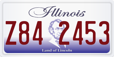 IL license plate Z842453