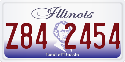 IL license plate Z842454