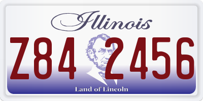 IL license plate Z842456