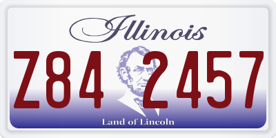 IL license plate Z842457
