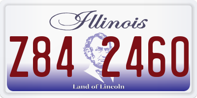 IL license plate Z842460