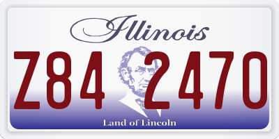 IL license plate Z842470