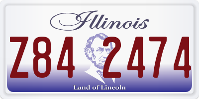IL license plate Z842474