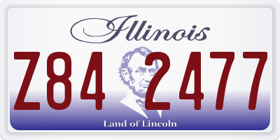 IL license plate Z842477