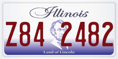 IL license plate Z842482