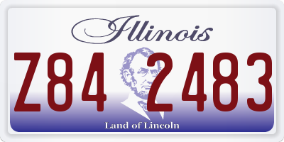 IL license plate Z842483
