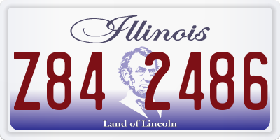 IL license plate Z842486