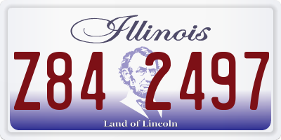 IL license plate Z842497
