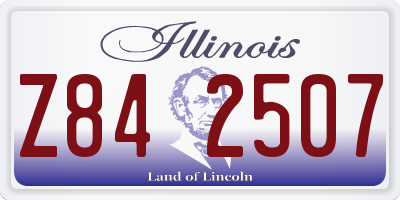 IL license plate Z842507