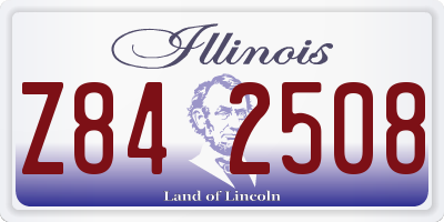 IL license plate Z842508