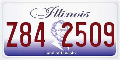 IL license plate Z842509