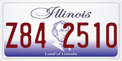 IL license plate Z842510