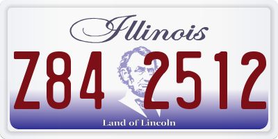 IL license plate Z842512