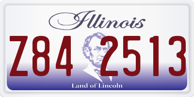 IL license plate Z842513