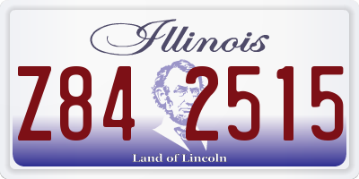 IL license plate Z842515