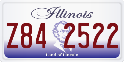 IL license plate Z842522