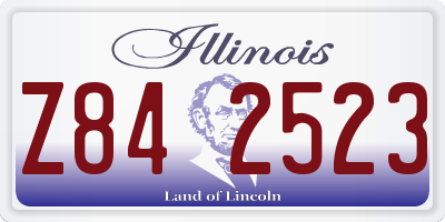 IL license plate Z842523