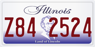 IL license plate Z842524