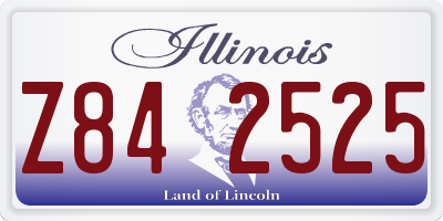 IL license plate Z842525