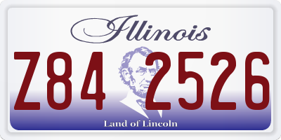 IL license plate Z842526