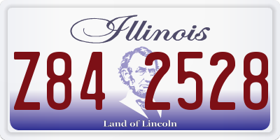 IL license plate Z842528