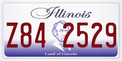 IL license plate Z842529