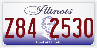 IL license plate Z842530