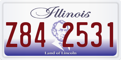 IL license plate Z842531