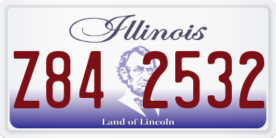 IL license plate Z842532