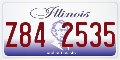 IL license plate Z842535