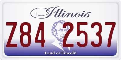 IL license plate Z842537