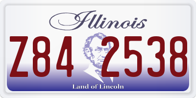 IL license plate Z842538