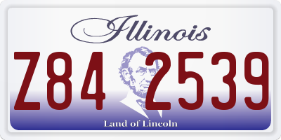 IL license plate Z842539