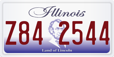 IL license plate Z842544