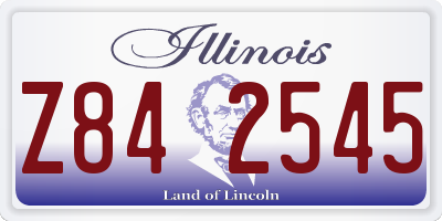 IL license plate Z842545