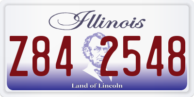IL license plate Z842548