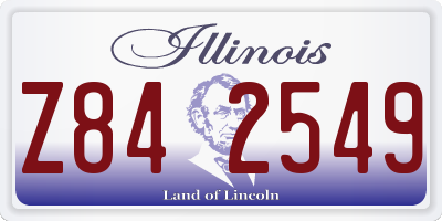 IL license plate Z842549