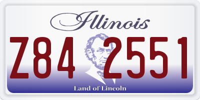 IL license plate Z842551