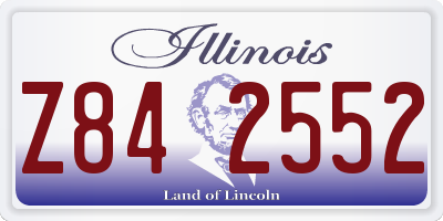IL license plate Z842552