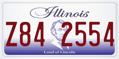 IL license plate Z842554