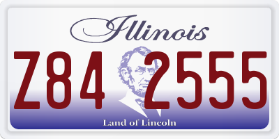 IL license plate Z842555